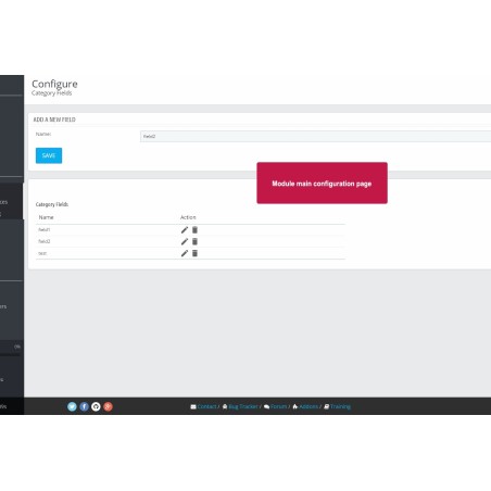 Category Fields - Prestashop Module