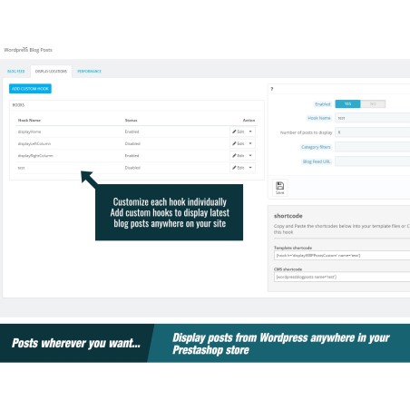 Wordpress Blog Posts - Prestashop Module