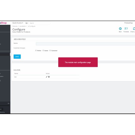 Extra Fields for Products - Prestashop Module
