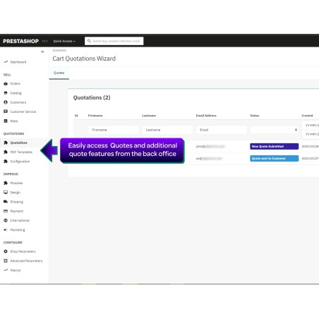 Cart Quotation Wizard - Prestashop Module