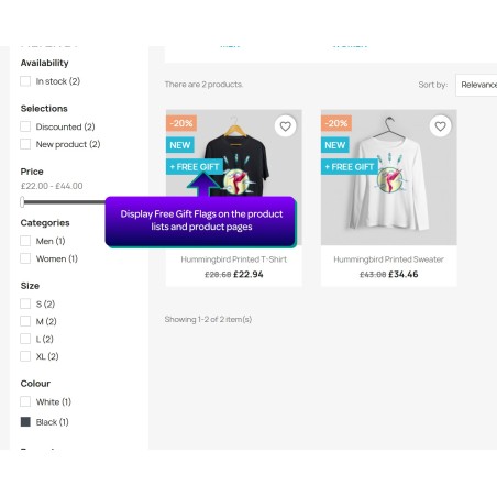 Free Product Gifts - Prestashop Module