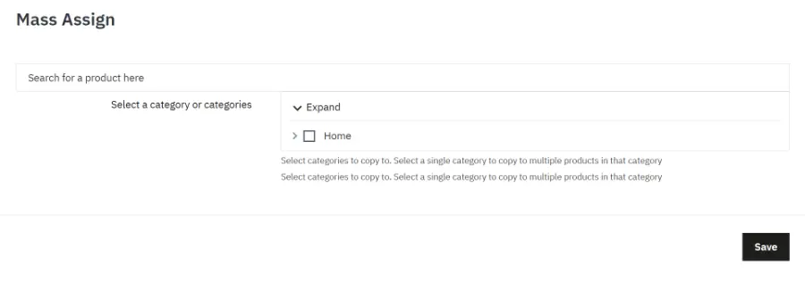 Configuration Mass Assign