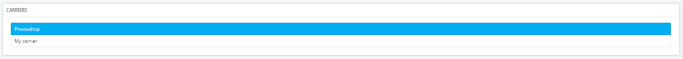 Configuring the carriers by date and time