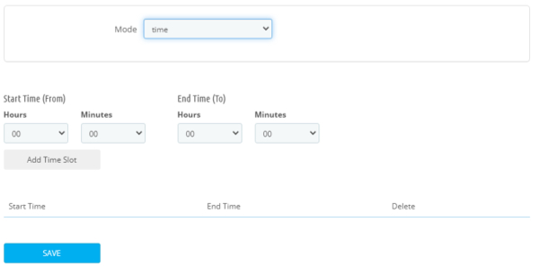 Hide Carriers by date and time