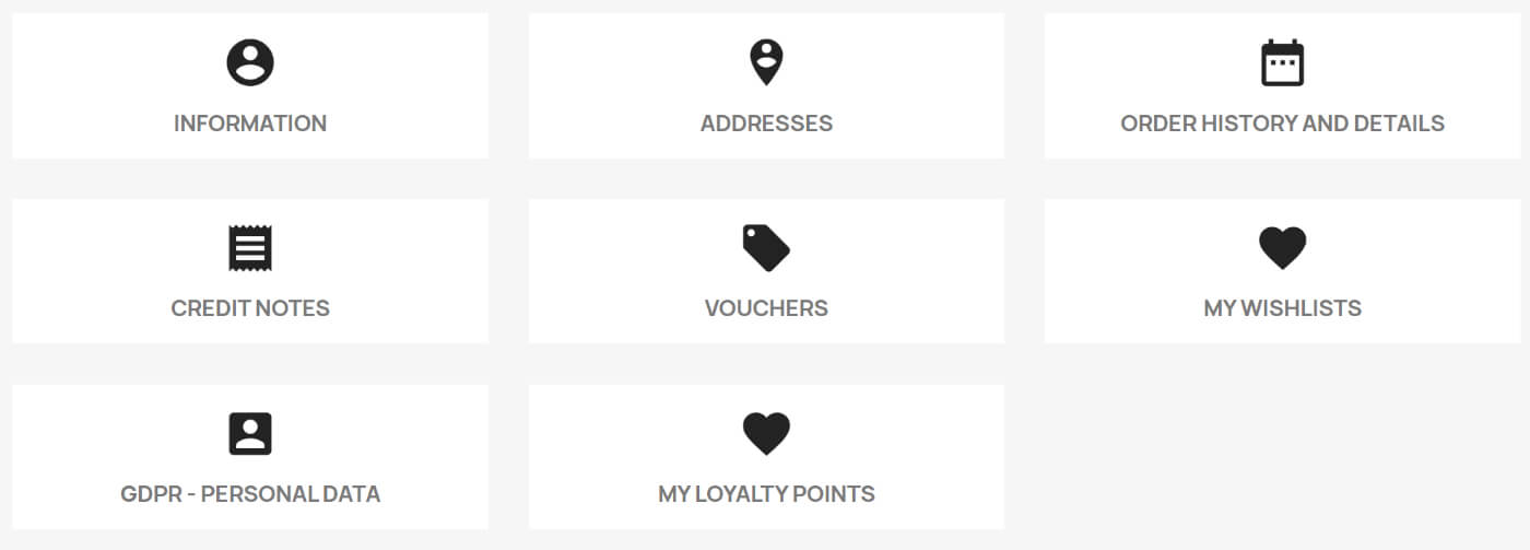 Loyalty Reward Points Customer Account